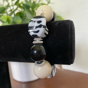 Bracelet, Lightweight & Stretchy With Animal Print Design. NWT